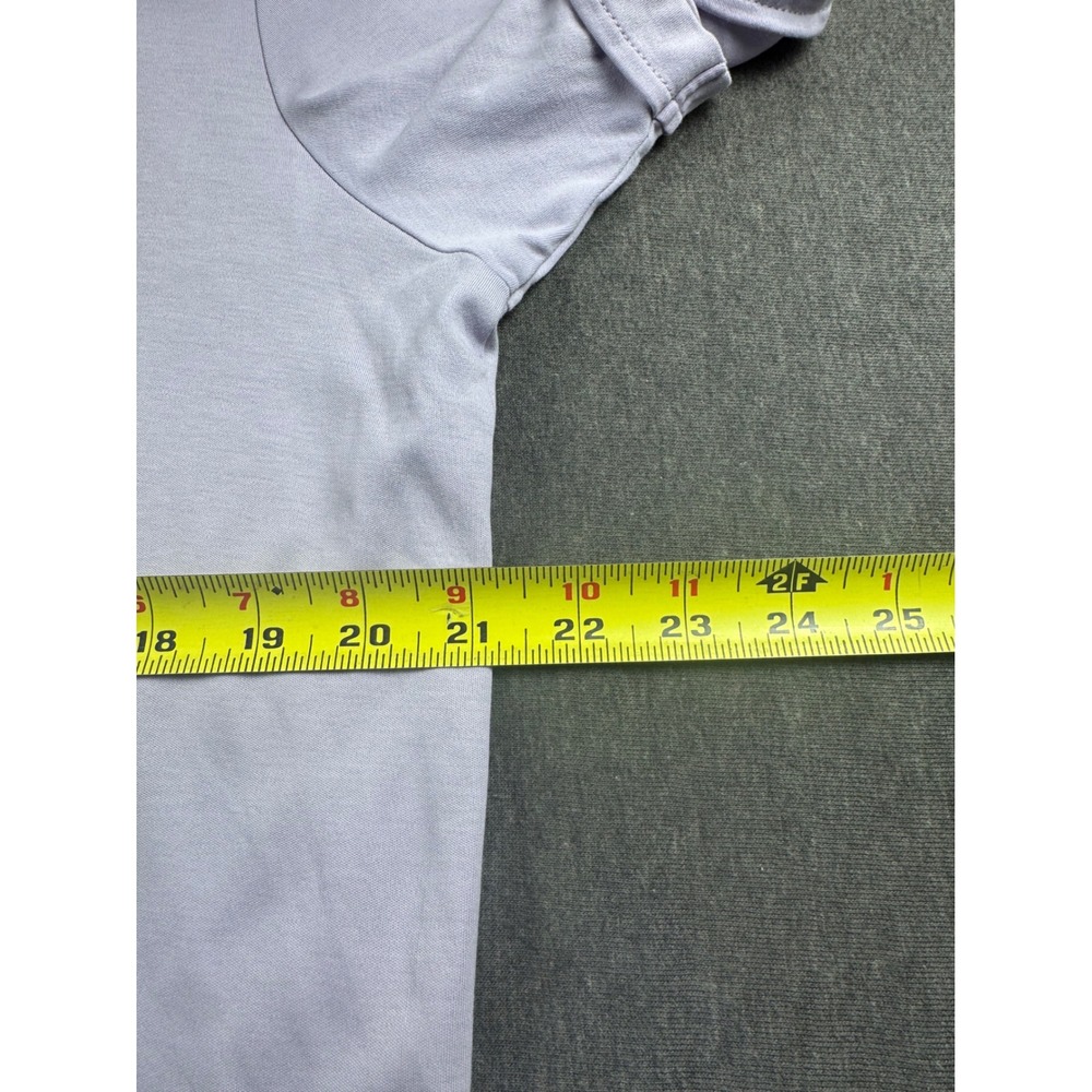 Joseph Abboud Liquid Soft Polo Shirt Mens Large Purple Lavender 100% Cotton L - Picture 4 of 9